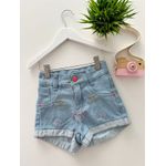 Short Jeans Coração