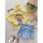 Tshirt Cropped Bobbie goods Amarelo