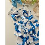 Vestido Estampado Azul