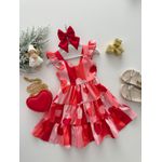 Vestido Marilia Coração Vermelho