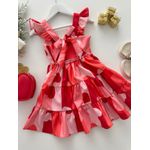Vestido Marilia Coração Vermelho