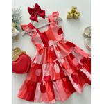 Vestido Marilia Coração Vermelho