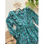 Vestido Flor De Liz Verde 