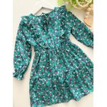 Vestido Flor De Liz Verde 