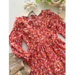 Vestido Flor De Liz Coral 