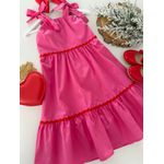 Vestido Midi Louise Rosa 