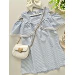 Vestido Mel Azul Bebe 