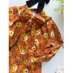 Vestido oncinha Caramelo 