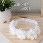 Faixa Flor Organza