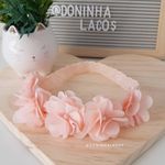 Faixa Flor Organza