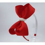 Tiara Max Laço Chuva de Pérolas G