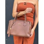 Bolsa Couro Renata Conhaque