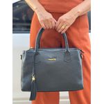 Bolsa Couro Renata Preta