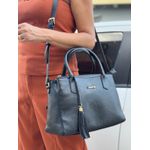 Bolsa Couro Renata Preta