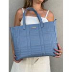 Bolsa Couro Lúcia Azul
