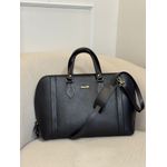 Bolsa Pasta Notebook Couro Legítimo Preta