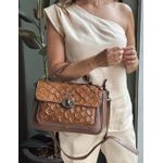 Bolsa Jordana Chocolate / Camel Pirarucu