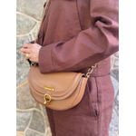 Bolsa Luna Couro Legítimo Caramelo