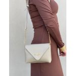 Bolsa Yasmin Couro Legítimo Bege