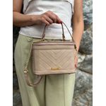 Bolsa Baú Matelassê Nude