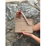 Bolsa Baú Matelassê Nude
