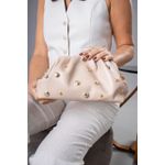 Bolsa Esfera Couro Legítimo Nude
