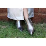 Bota Metalizada Grafite / Ônix Donna Clô