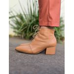 Bota Cadarço Camel Donna Clô