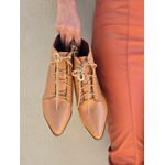 Bota Cadarço Camel Donna Clô