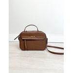 Bolsa Cris Couro Legítimo Marrom