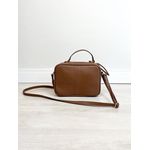 Bolsa Cris Couro Legítimo Marrom