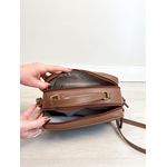 Bolsa Cris Couro Legítimo Marrom