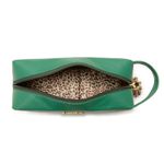 Necessaire Verde em couro legítimo Donna Clô