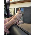 Sandália Nude Couro Giulia Domna 