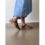 Tênis Couro Ana Camel