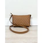 Bolsa Helena Caramelo Couro Legítimo 