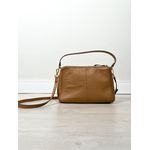 Bolsa Vera Caramelo Couro legítimo 