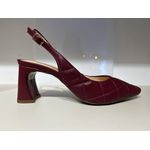 Scarpin Donna Lu Couro Acolchoado Oxford Malbec
