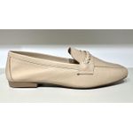 Mocassim Couro Fly Amêndoa/Off/Nude