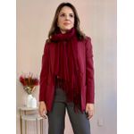 Pashmina Lã - Cereja