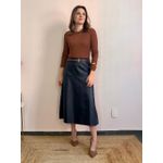 Blusa Wave Manga Longa - Mocha
