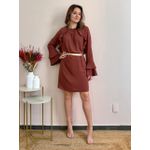 Vestido Roberta - Chocolate