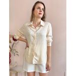Camisa Acetinada Texturizada