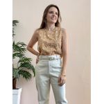 Calça Linho Cenoura - Natural