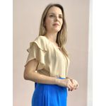 Blusa Martina Crepe - Bege