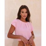 Blusa Crepe Vivian - Rosa