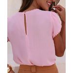 Blusa Crepe Vivian - Rosa