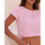 Blusa Crepe Vivian - Rosa