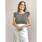 Blusa Denise Crepe Estampada