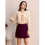 Blusa Maria Jabots - Areia